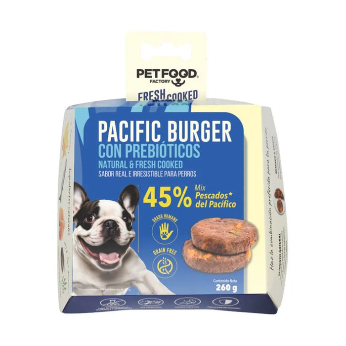 Hamburguesa de Pescado para Perro Pet Food Factory