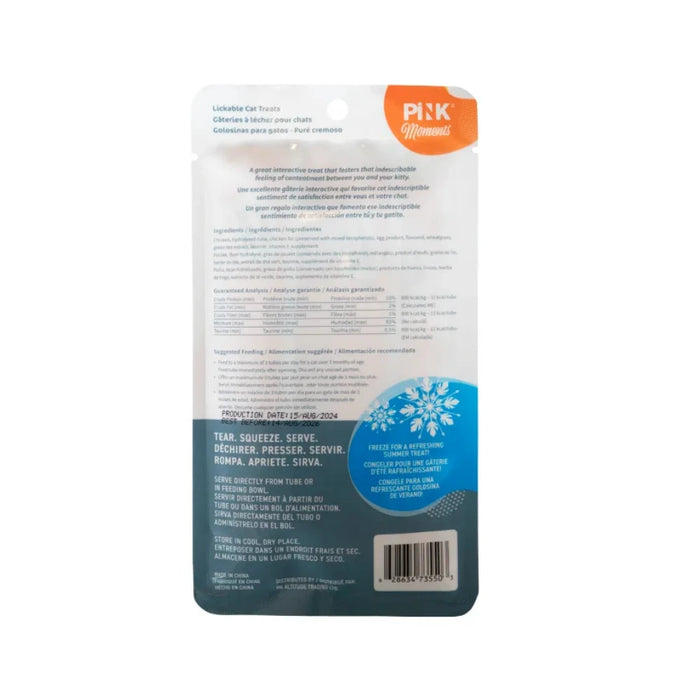 Pink Moments Snack Cremoso para Gatos - Sabor Pollo