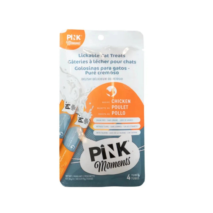 Pink Moments Snack Cremoso para Gatos - Sabor Pollo