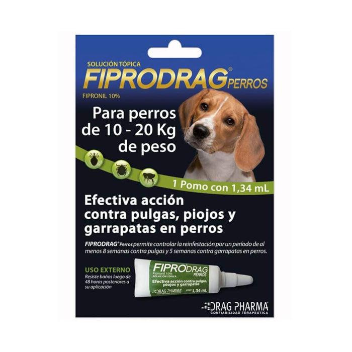 Pipeta Fiprodrag Perros entre 10 y 20 kg
