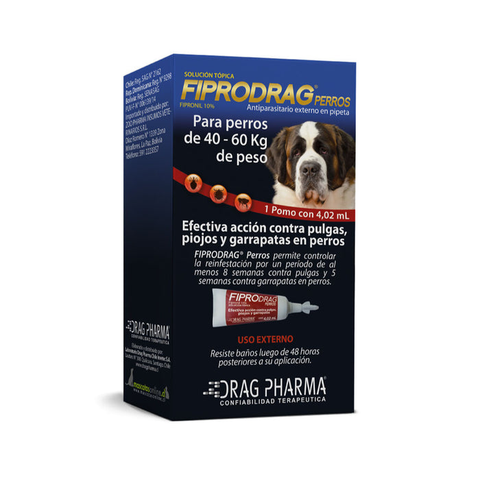 Pipeta Fiprodrag Perros sobre 40 kg