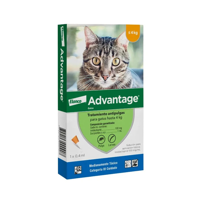 Pipeta Advantage para Gatos Hasta 4 Kg