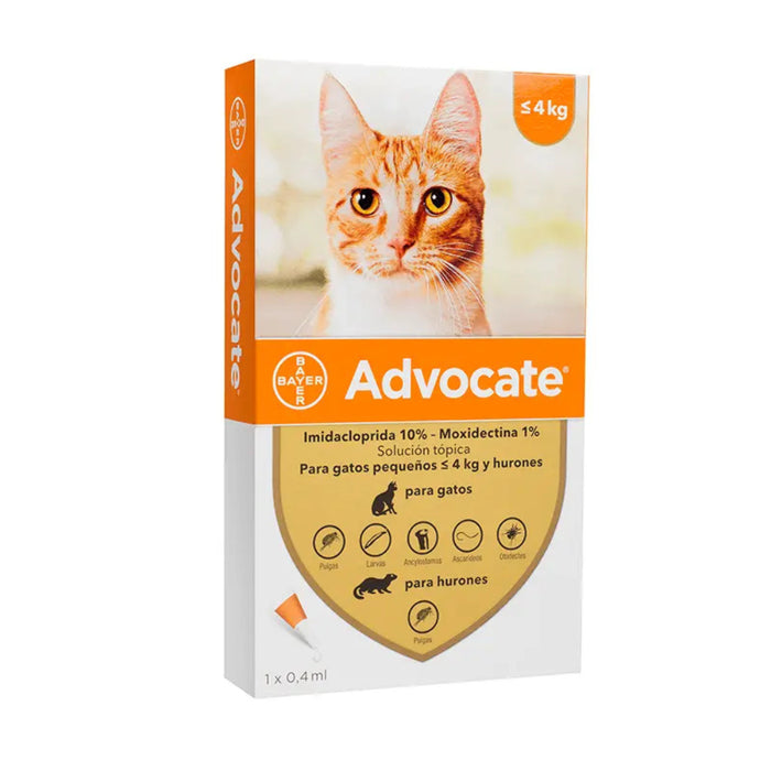 Pipeta Advocate Gato Hasta 4kg