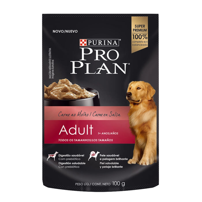 Pro Plan Alimento Húmedo para Perro Adulto Carne