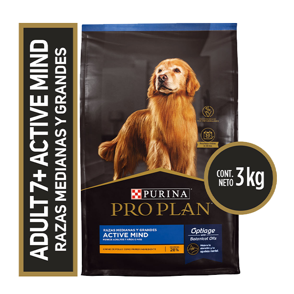 Purina Pro Plan Active Mind Senior Razas Medianas y Grandes