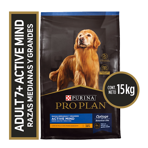 Purina Pro Plan Active Mind Senior Razas Medianas y Grandes