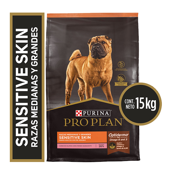 Purina Pro Plan Sensitive Skin Adulto Razas Medianas y Grandes