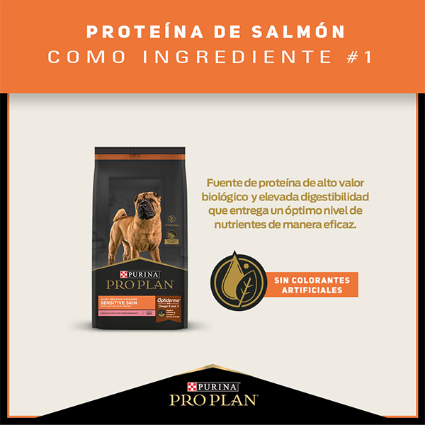 Purina Pro Plan Sensitive Skin Adulto Razas Medianas y Grandes