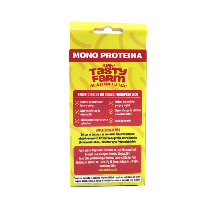 Snack Salchichas para Perros Sabor Pollo Tasty Farm