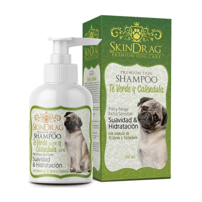 Shampoo Dog SkinDrag Té Verde y Calendula