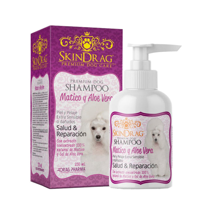 Shampoo Dog SkinDrag Matico y Aloe Vera