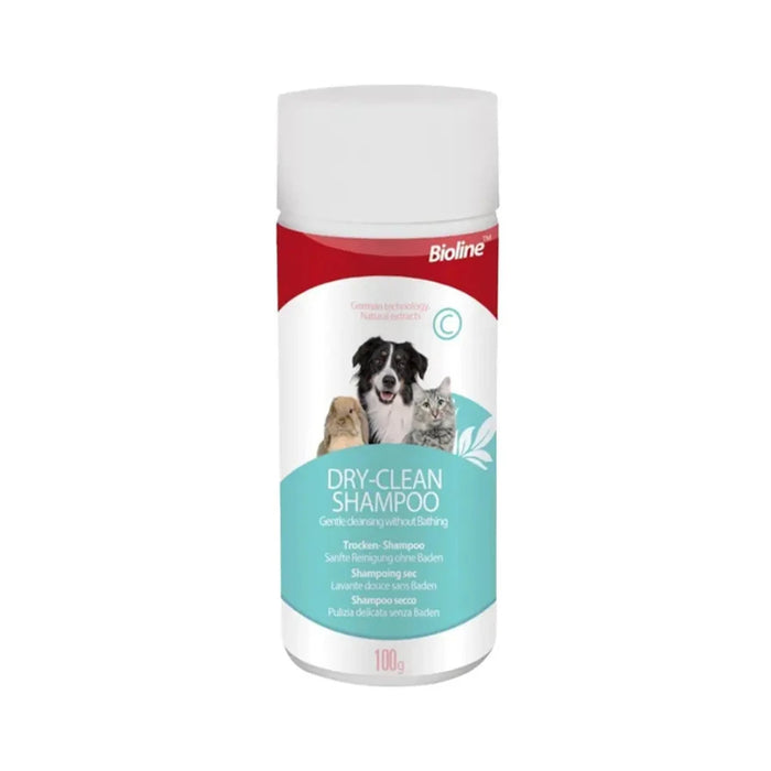 Shampoo Polvo en Seco Bioline para Perros y Gatos