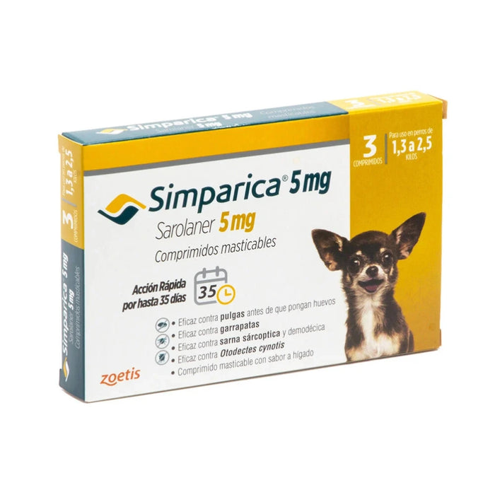 Simparica 1.3 - 2.5kg (5 mg)