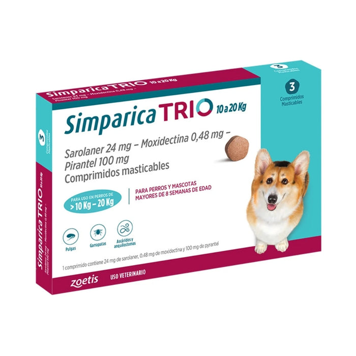 Simparica Trio 10 - 20 kg