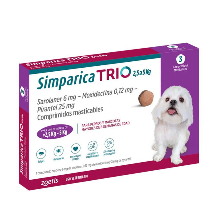 Simparica Trio 2.5 - 5 kg