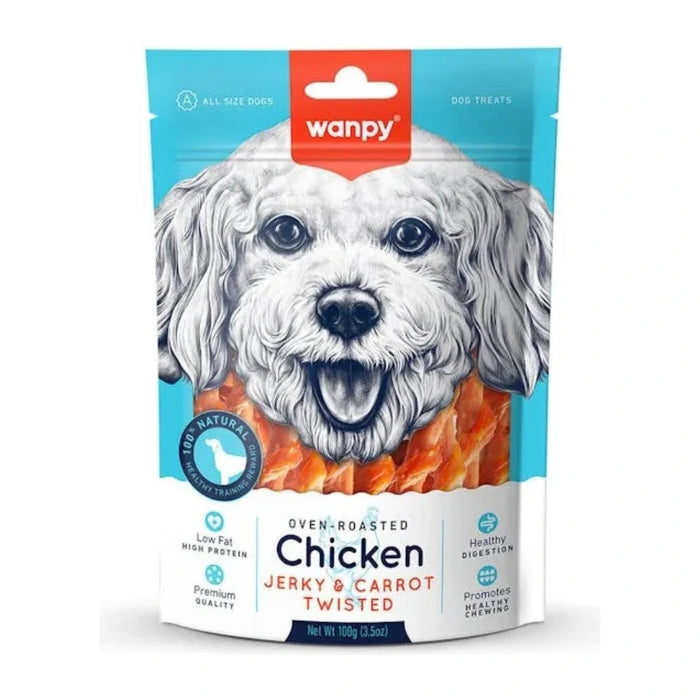 Snack Wanpy Chicken Jerky & Carrot Sticks