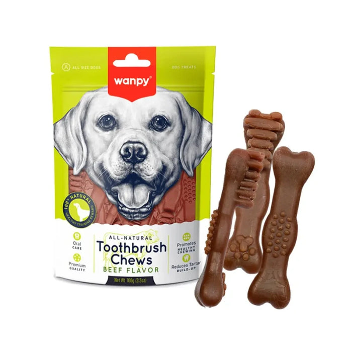 Snack Wanpy Toothbrush Chews Beef Flavor