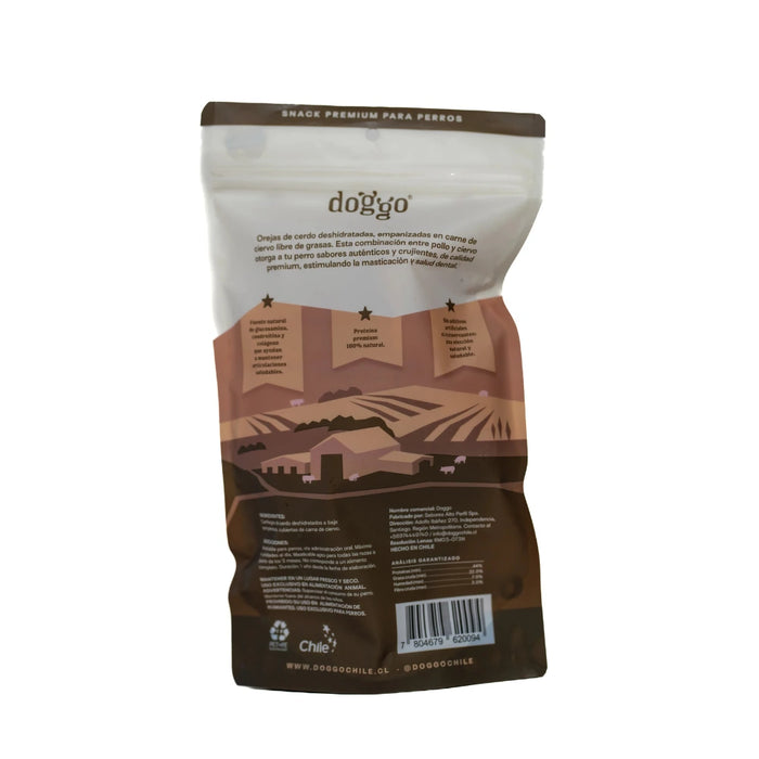 Doggo Orejas de Cerdo Snack para Perros