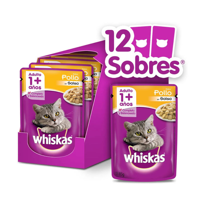 Sobre Pollo en salsa Whiskas Alimento Húmedo - Gato Adulto