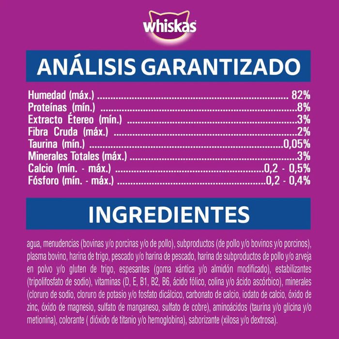 Sobre Whiskas Sardina en Salsa para Gato Adulto