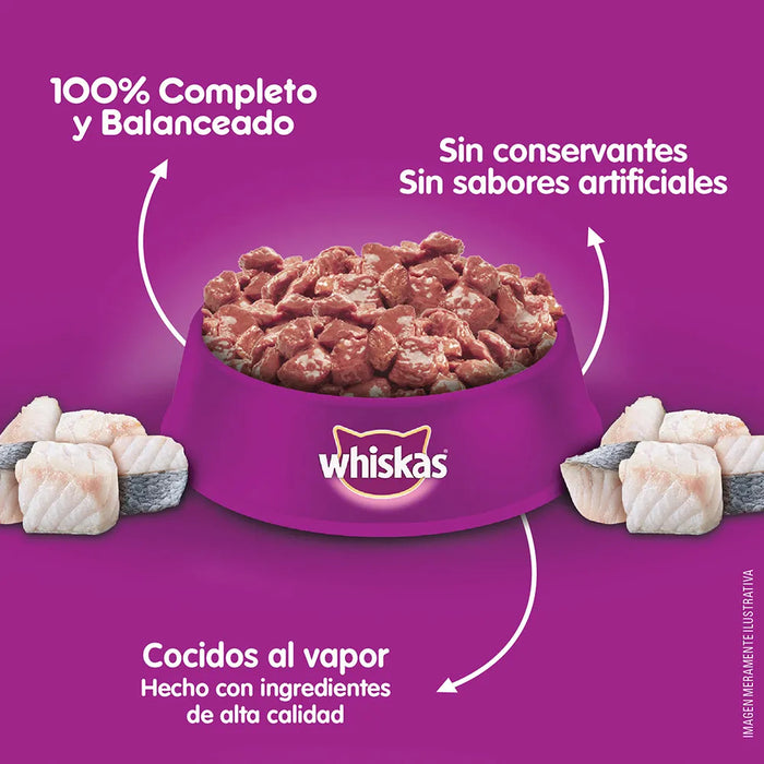 Sobre Whiskas Sardina en Salsa para Gato Adulto