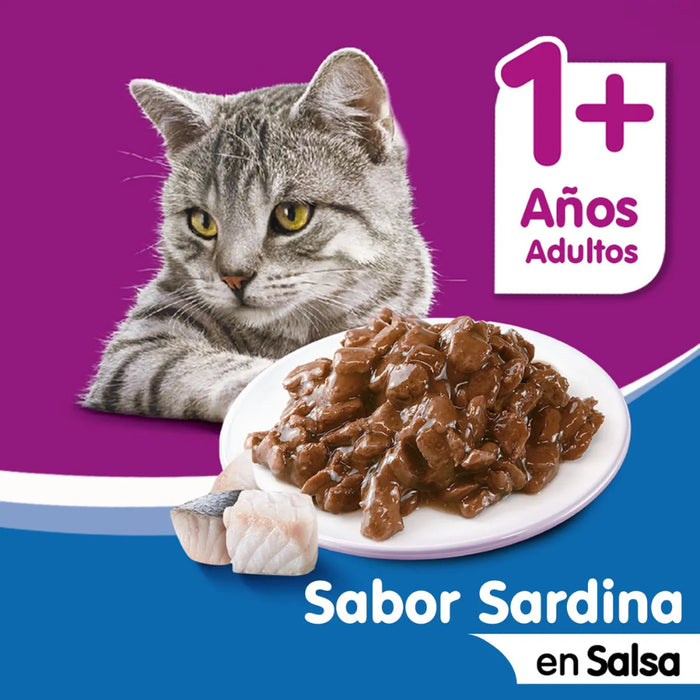 Sobre Whiskas Sardina en Salsa para Gato Adulto