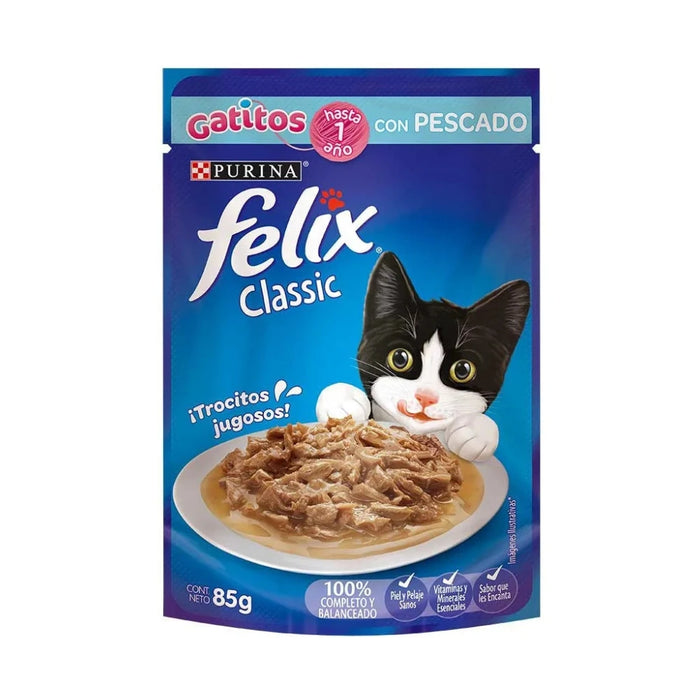 Sobre Felix Gatitos Cachorros Sabor Pescado