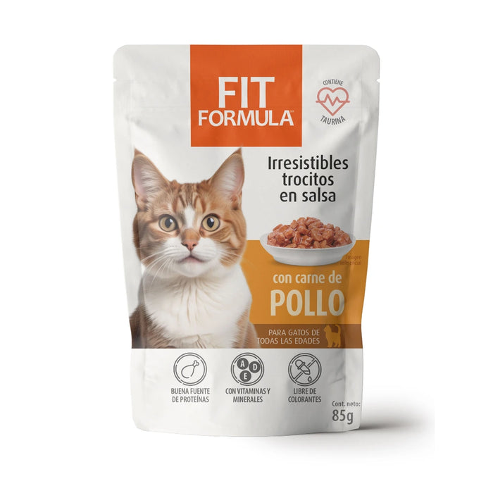 Sobre Fit Formula con Pollo para Gatos