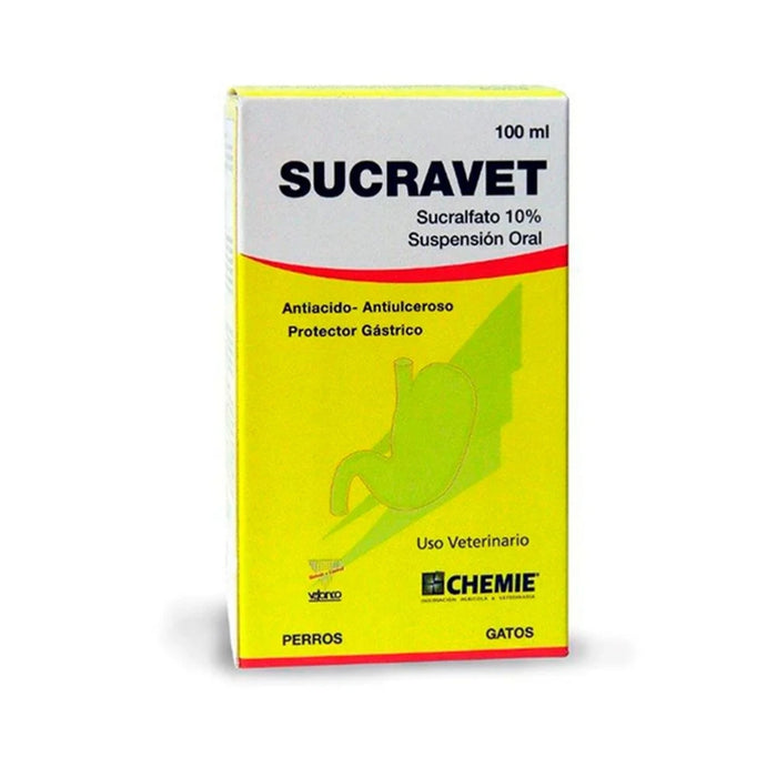 Sucravet Sucralfato 10% Suspensión Oral Para Perros Y Gatos