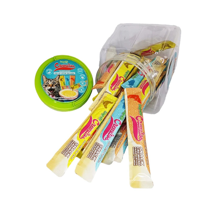 Tarro Cremitos 60 Tubos Mix