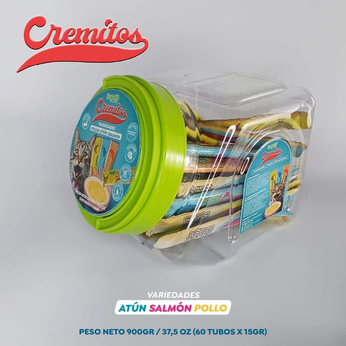 Tarro Cremitos 60 Tubos Mix