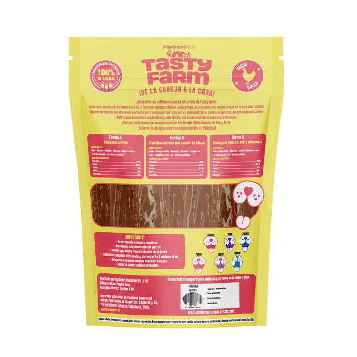 Rebanadas de Pollo 400g Tasty Farm