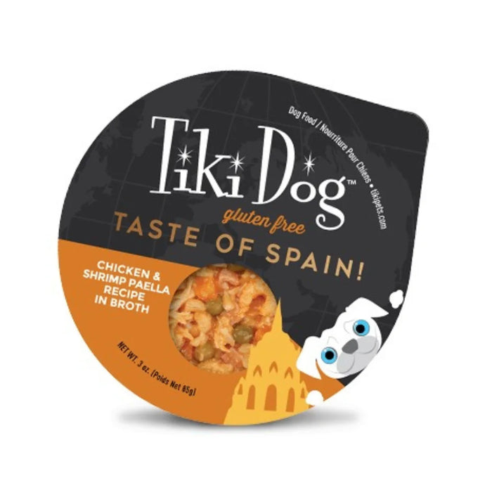 Tiki Dog Taste of Spain Chicken & Shrimp Paella