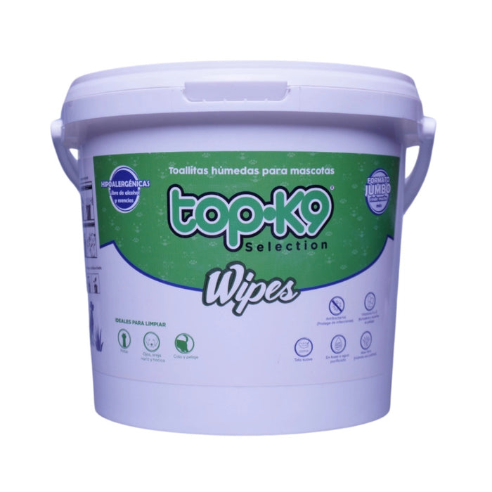 Toallitas Húmedas Top k9 Balde 400 unidades