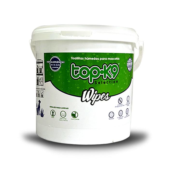 Toallitas Húmedas Top k9 Balde 400 unidades