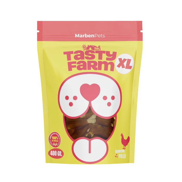 Trutros de Pollo con Hueso de Calcio 400g Tasty Farm
