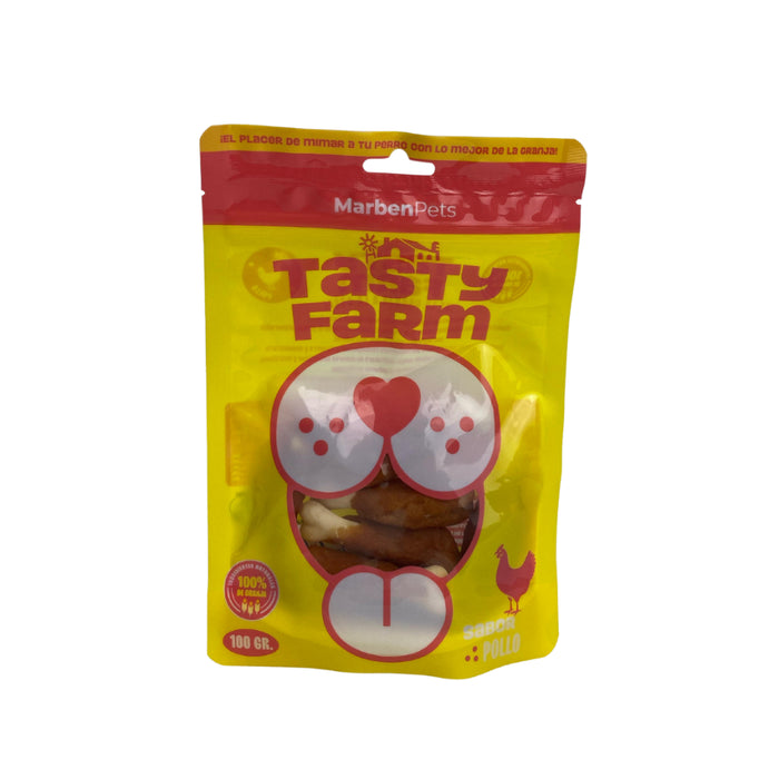 Trutros de Pollo con Hueso de Calcio 400g Tasty Farm