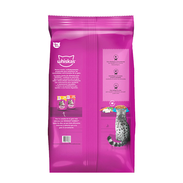 Whiskas Gatos adultos, sabor Pescado