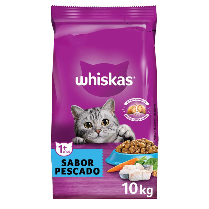 Whiskas Gatos Adultos Sabor Pescado