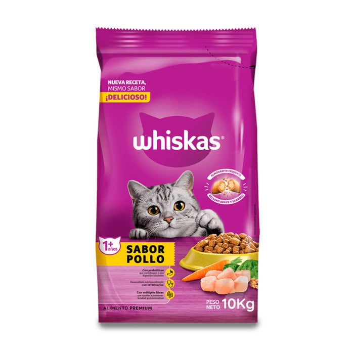 Whiskas Gatos Adultos Sabor Pollo