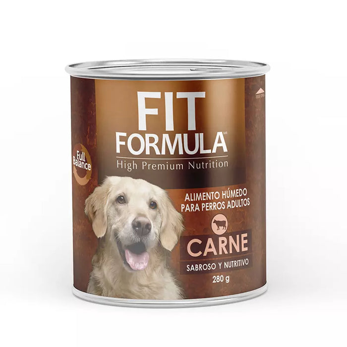 Fit Formula Lata Carne alimento húmedo para perros, 280 gr