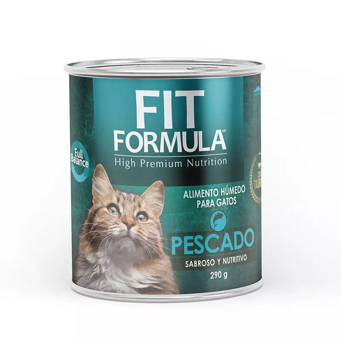 Fit Formula Lata para Gato Sabor Pescado, 290gr