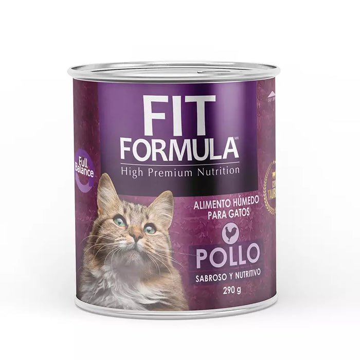 Fit Formula Lata para Gato Sabor Pollo, 290gr