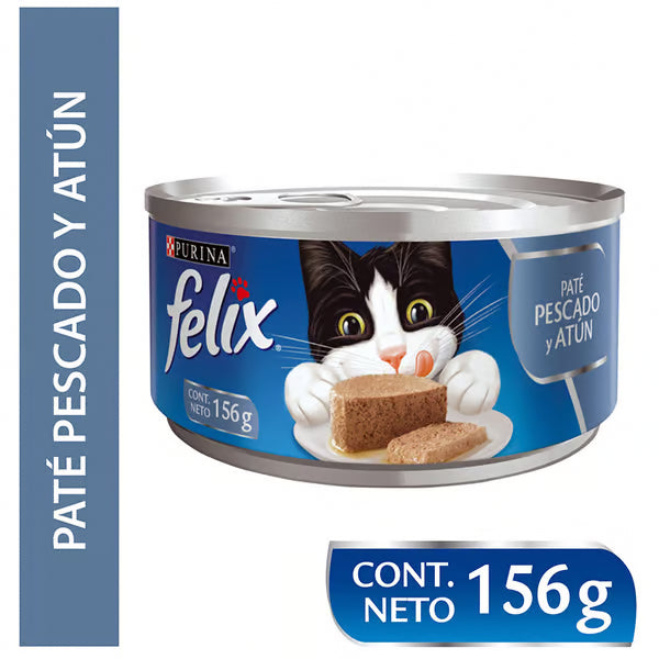 Lata Felix Paté Sabor Pescado y Atún, 156g