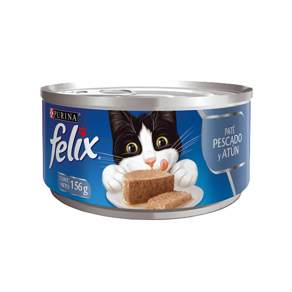 Lata Felix Paté Sabor Pescado y Atún, 156g