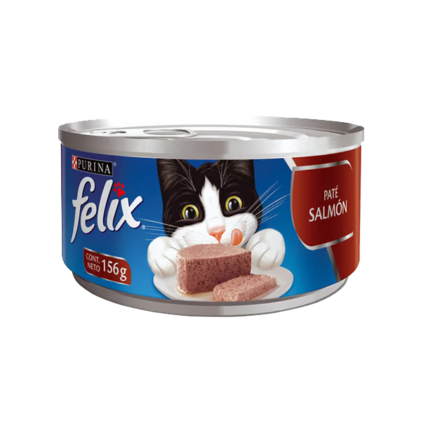 Lata Felix Paté Sabor Salmón, 156g