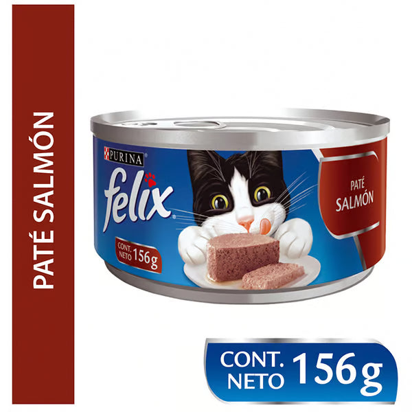 Lata Felix Paté Sabor Salmón, 156g