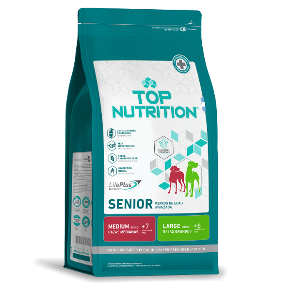 Top Nutrition Senior Razas Medianas y Grandes