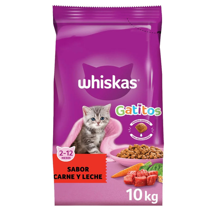 Whiskas Gatitos Sabor carne y leche