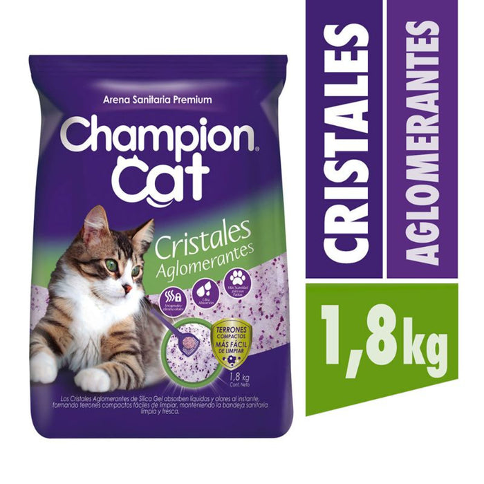 Arena Sanitaria Champion Cat Cristales Aglomerantes